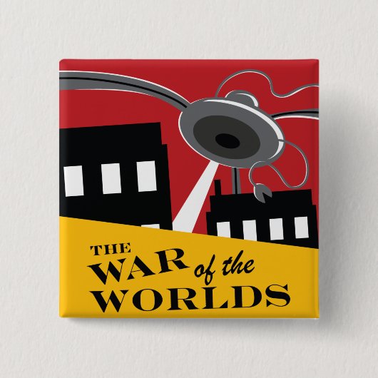 "War of the Worlds" Button 38 Logo (Voorkant)