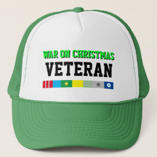 WAR ON CHRISTMAS VETERAAN Gift Trucker Pet
