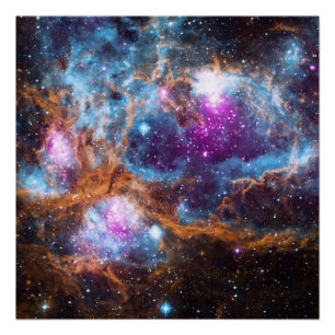War & Peace Nebula - NGC 6357 Perfect Poster
