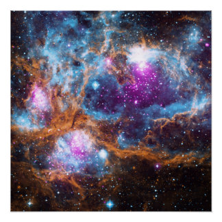 War & Peace Nebula - NGC 6357 Perfect Poster