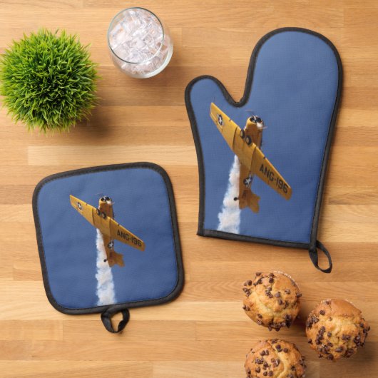 War plane ovenwant & pannenlap set (Top down)