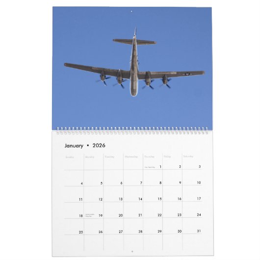 War Planes Calendar Kalender (Jan 2026)