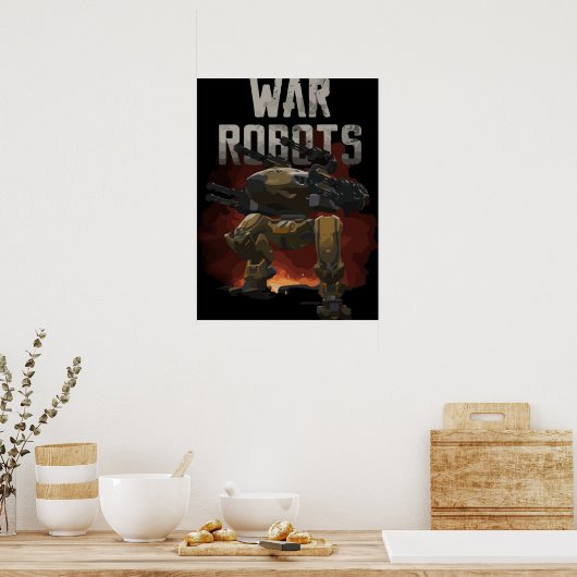 WAR ROBOTS ROCKS POSTER (Keuken)