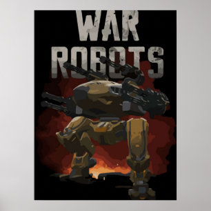 WAR ROBOTS ROCKS POSTER