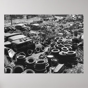 WAR SCRAP YARD 1942 POSTER