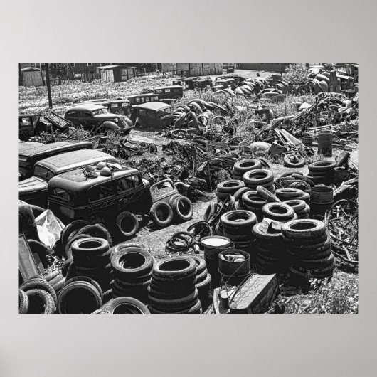 WAR SCRAP YARD 1942 POSTER (Voorkant)