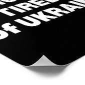 War Sick And Tired Ukraine  Poster (Hoek)