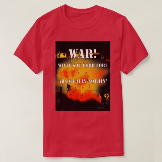 WAR T-SHIRT (Design voorkant)
