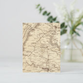 War Telegram Marking Map Briefkaart (Staand voorkant)