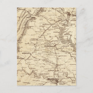 War Telegram Marking Map Briefkaart