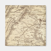 War Telegram Marking Map Magneet (Voorkant)