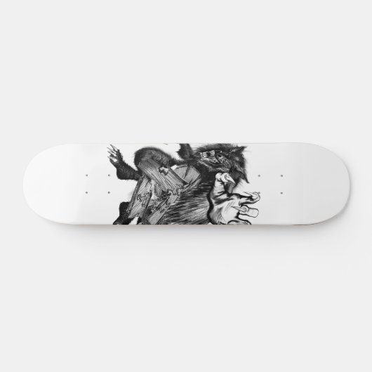 War Wolf Schaats Deck Persoonlijk Skateboard (Horizontaal)