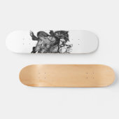 War Wolf Schaats Deck Persoonlijk Skateboard (Horizontaal)