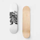 War Wolf Schaats Deck Persoonlijk Skateboard (Voorkant)