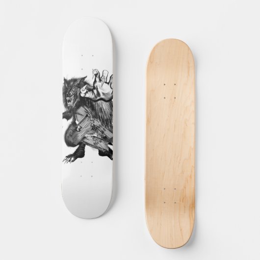 War Wolf Schaats Deck Persoonlijk Skateboard (Voorkant)
