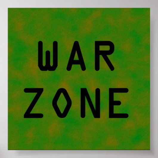 War Zone Poster (Voorkant)