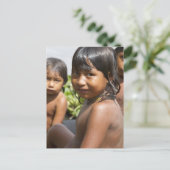 Warao Kinderen van het Venezolaanse Briefkaart (Staand voorkant)