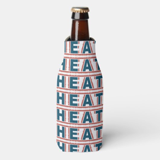 WARAT aangepaste monogram flessenkoeler Flesjeskoeler (Fles Voorkant)