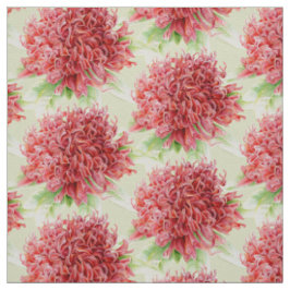 Waratah aquarel kunst stof