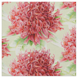 Waratah aquarel kunst stof