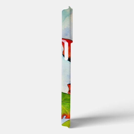 Waratah Australische waterverf van inheemse bloeme Case-Mate iPhone Case (Achterkant / Rechts)