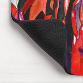 Waratah Australische waterverf van inheemse bloeme Muismat (Hoek)