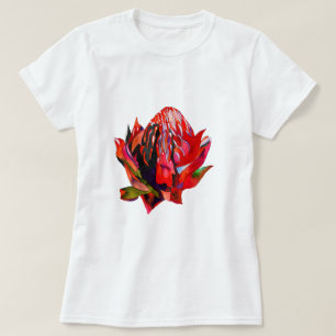 Waratah Australische waterverf van inheemse bloeme T-shirt