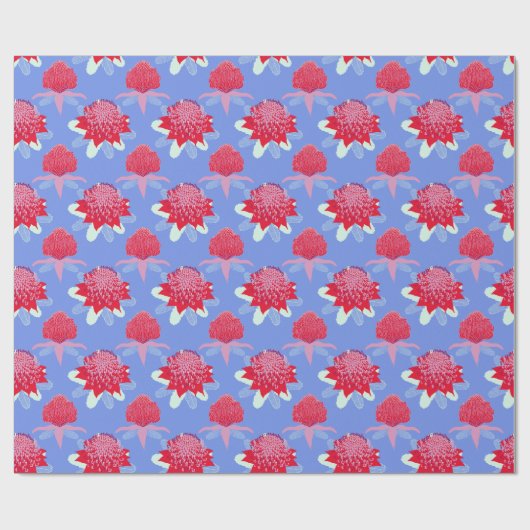 Waratah Cadeaupapier (Vlak)