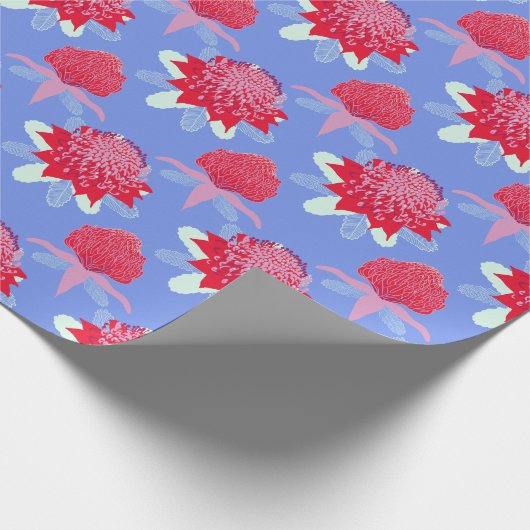 Waratah Cadeaupapier (Hoek)