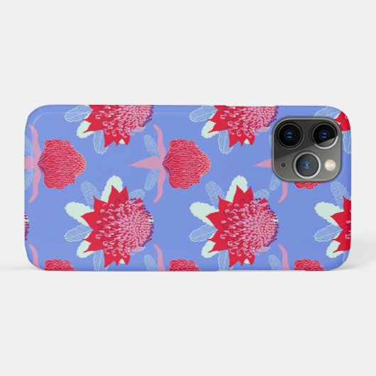 Waratah Case-Mate iPhone Case (Achterkant (horizontaal))