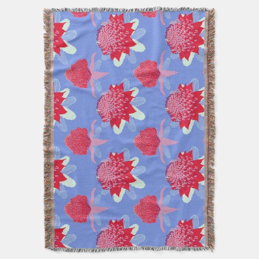 Waratah Deken (Voorkant Verticaal)