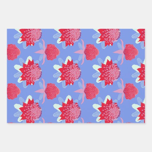 Waratah Inpakpapier Vel (Voorkant)