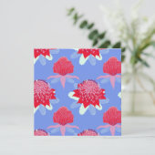 Waratah Kaart (Staand voorkant)