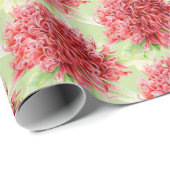 Waratah rode botanica waterverf kunst wrap cadeaupapier (Rol Hoek)
