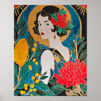 Waratah schoonheid poster