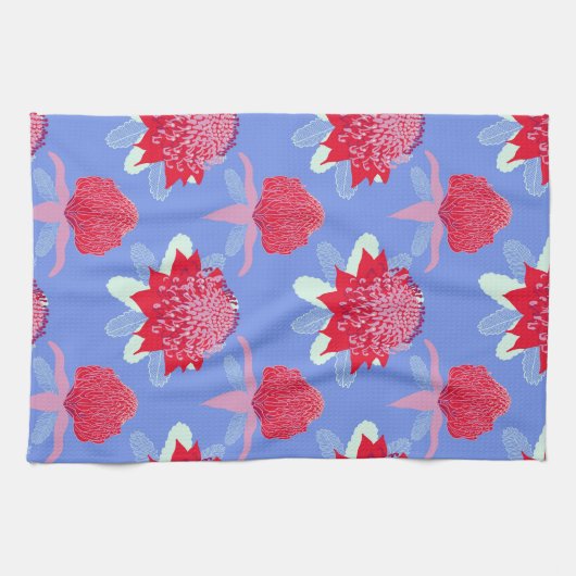 Waratah Theedoek (Horizontaal)