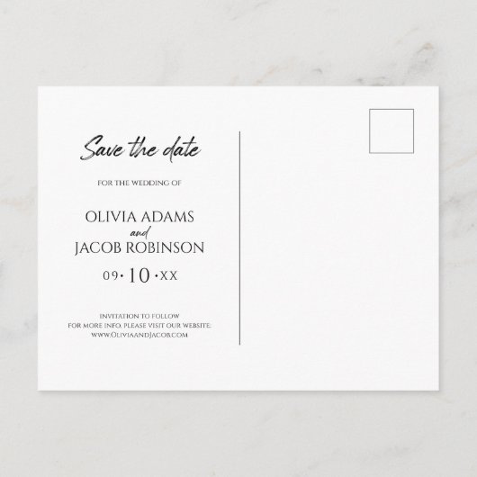 Warb-woestijn | Boho Save the date card Uitnodiging Briefkaart (Achterkant)