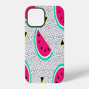 Warbanaanandrijvingen: retro zomertstructuur. iPhone 12 hoesje
