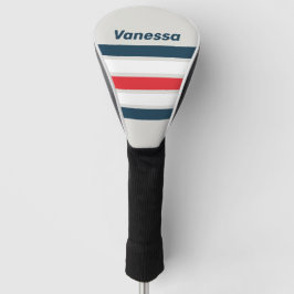 Warbird over Strepen met Naam Golfheadcover