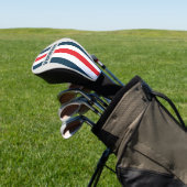 Warbird Pin Strepen met Naam Golfheadcover (Insitu)