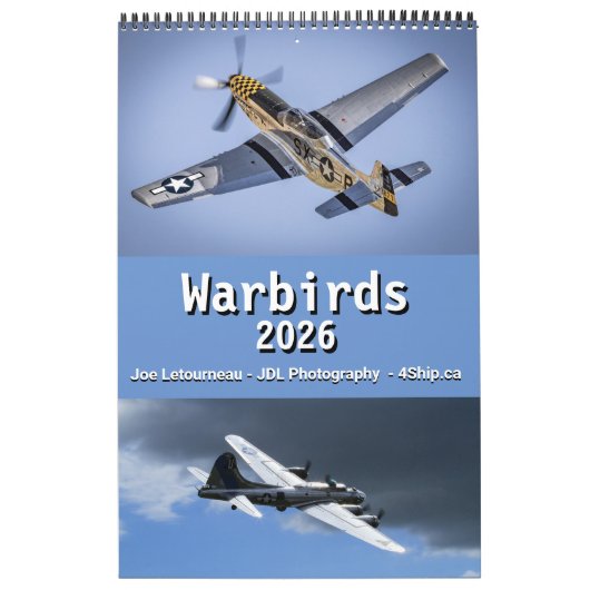 Warbirds Calendar 2026 Kalender (Hoes)