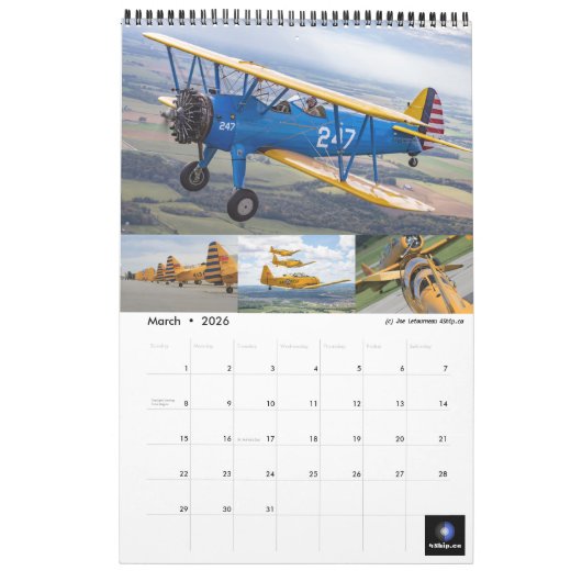 Warbirds Calendar 2026 Kalender (Mar 2026)