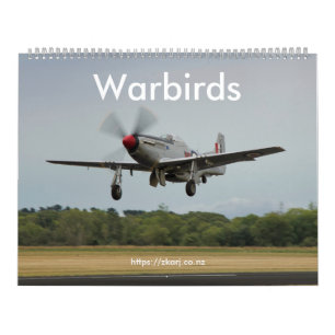 Warbirds - (de grote, 2 paginamaand) Kalender van