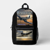  Warbirds en Airshows Corsair Bedrukte Rugzak (Voorkant)
