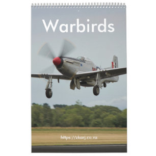 Warbirds - (middel, 1 paginamaand) Kalender zk-ARJ