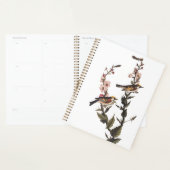 Warbler Audubon Bird op Wildflower Planner (Display)