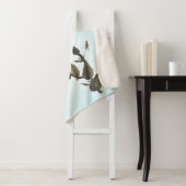 Warbler Audubon Bird op Wildflower Sherpa Deken (In situ)