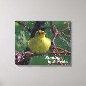 Warbler Canvas Afdruk (Voorkant)