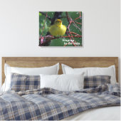 Warbler Canvas Afdruk (Insitu (Slaapkamer))
