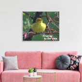 Warbler Canvas Afdruk (Insitu (Woonkamer))
